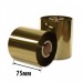 Риббон Золото/Серебро RESIN RTxU 75х450х25 (ширина х длина х втулка) OUT/IN