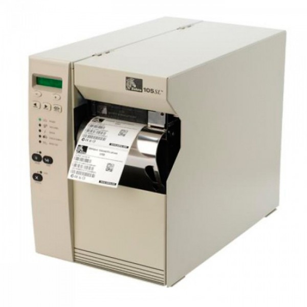 Принтер печати этикеток ZEBRA 105SL Plus, 300dpi, TT, 104 мм