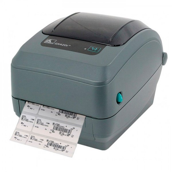 Принтер печати этикеток ZEBRA GX-420T, 203 dpi, TT, 104 мм
